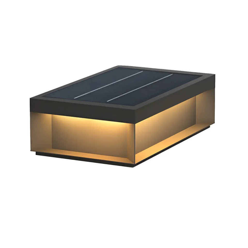 Lampadaires extérieurs rectangulaires modernes à LED