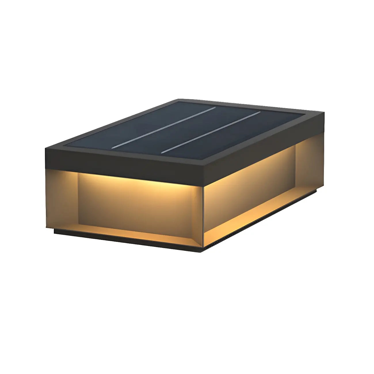 Lampadaires extérieurs rectangulaires modernes à LED