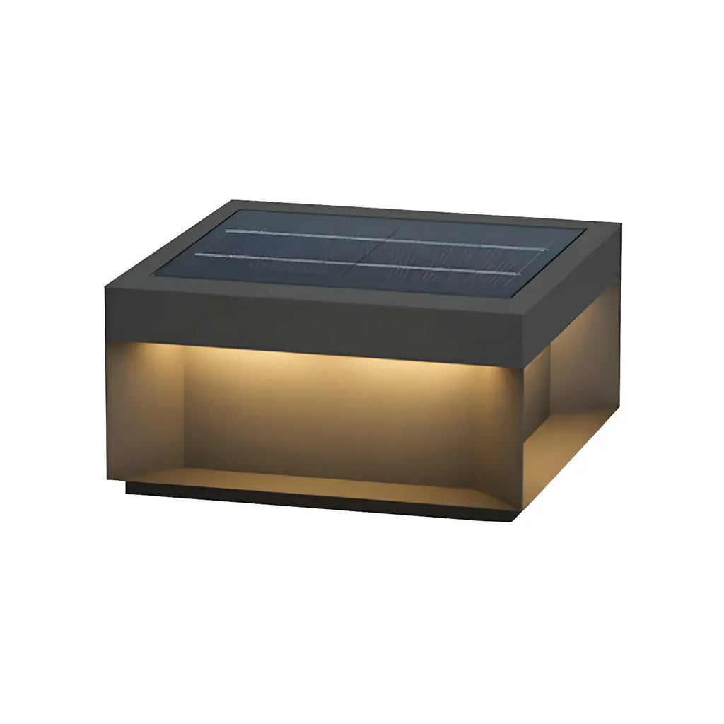 Lampadaires extérieurs rectangulaires modernes à LED