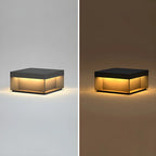 Lampadaires extérieurs rectangulaires modernes à LED