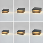 Lampadaires extérieurs rectangulaires modernes à LED