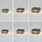 Lampadaires extérieurs rectangulaires modernes à LED