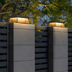 Lampadaires extérieurs rectangulaires modernes à LED