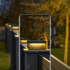 Lampadaires extérieurs rectangulaires modernes à LED