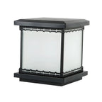Lampe de table LED cubique moderne avec finition mate pour l'extérieur
