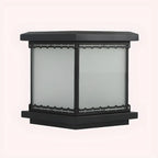Lampe de table LED cubique moderne avec finition mate pour l'extérieur