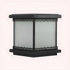 Lampe de table LED cubique moderne avec finition mate pour l'extérieur