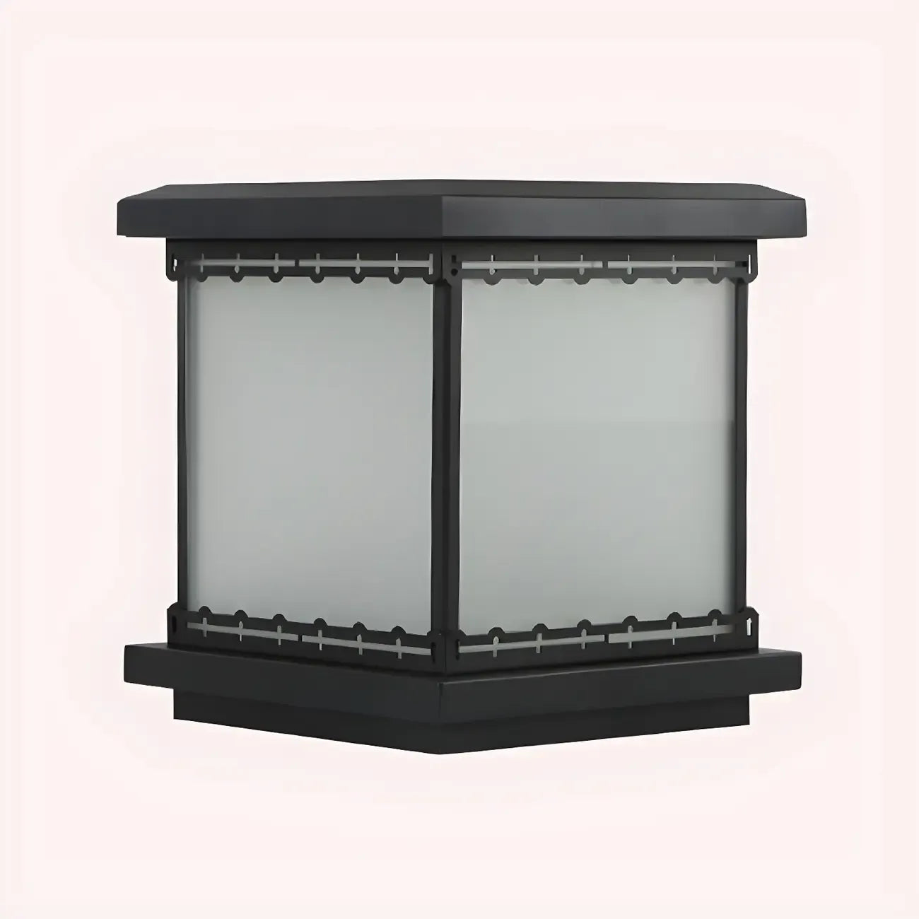 Lampe de table LED cubique moderne avec finition mate pour l'extérieur