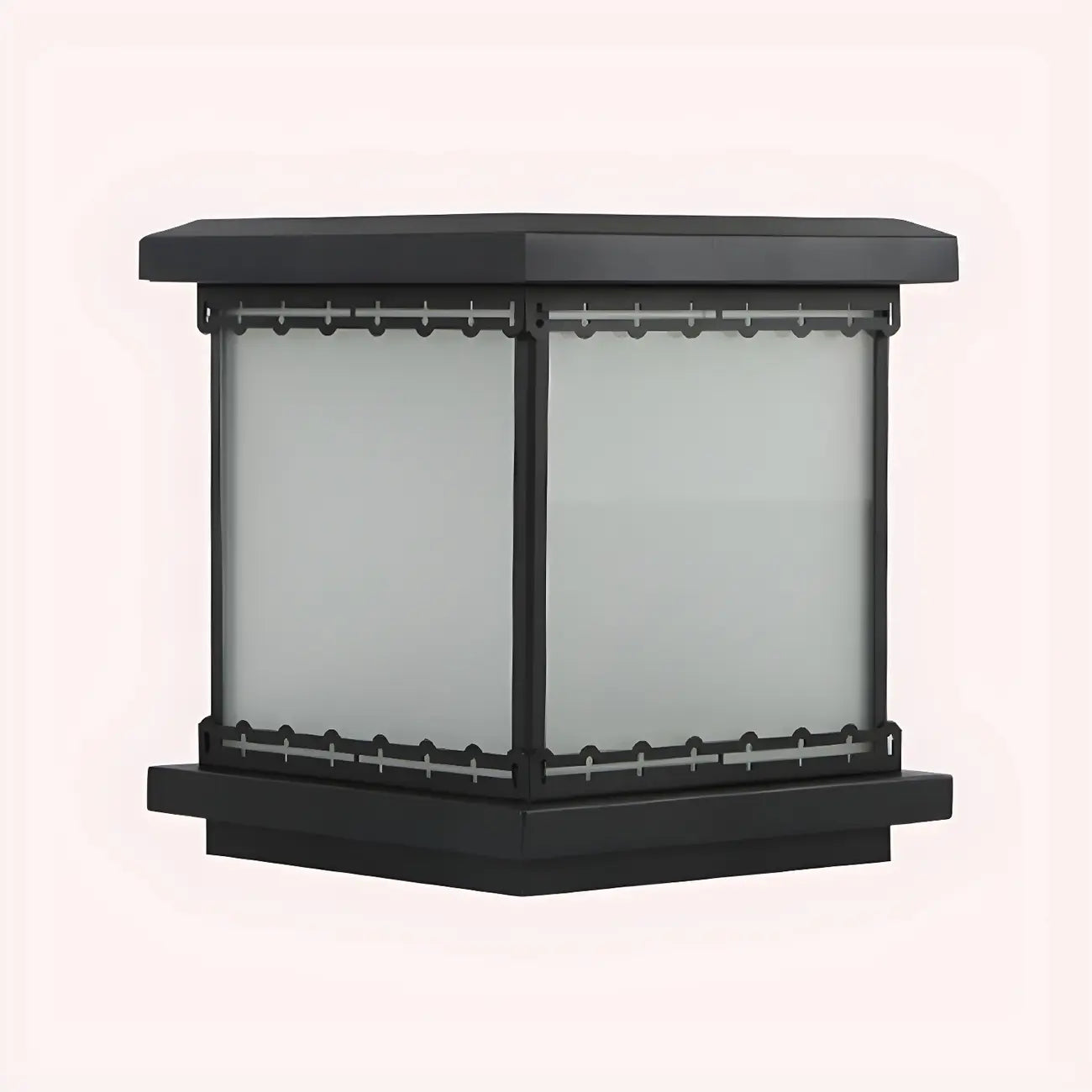Lampe de table LED cubique moderne avec finition mate pour l'extérieur