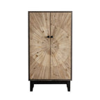 Buffet industriel en bois avec placards pour salon
