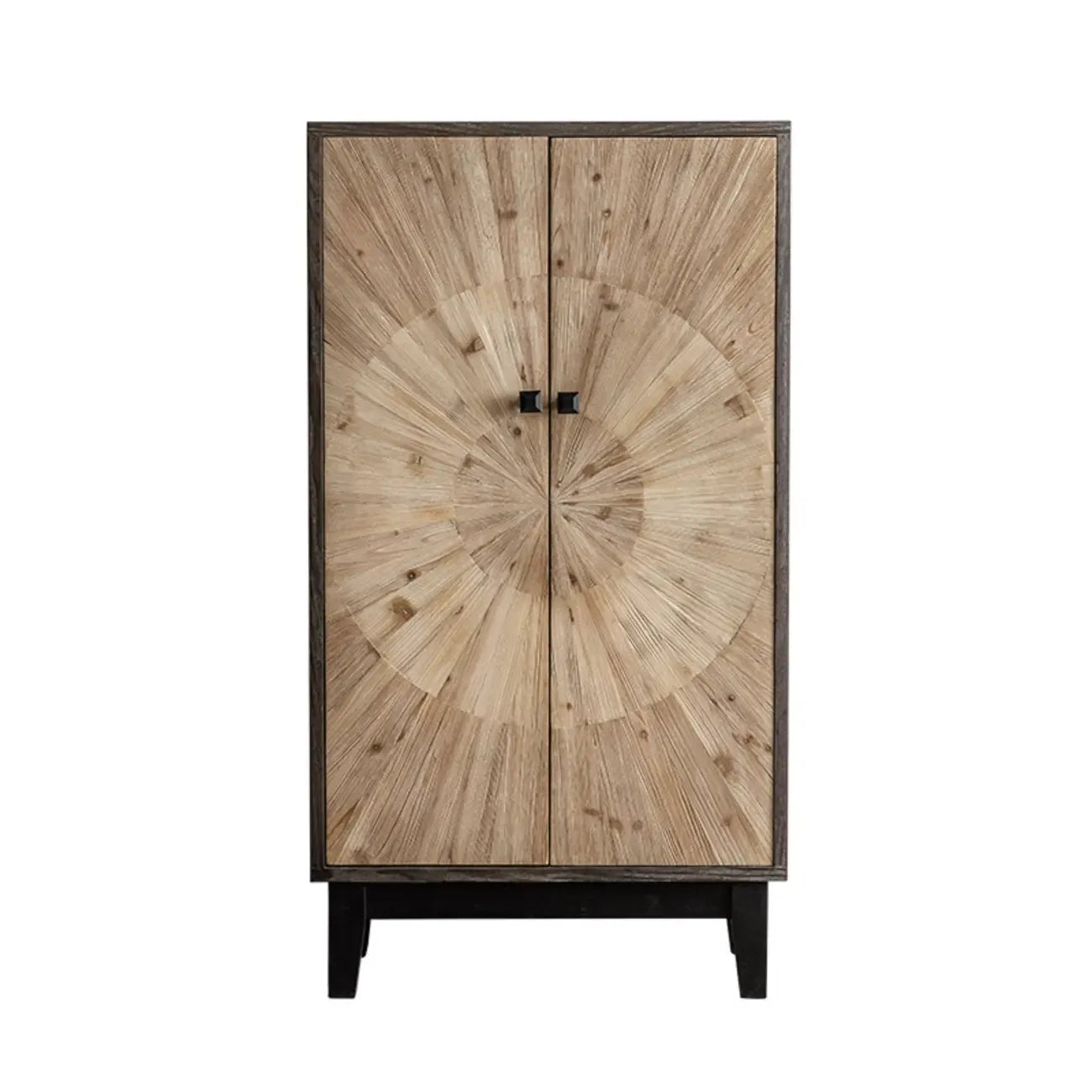 Buffet industriel en bois avec placards pour salon