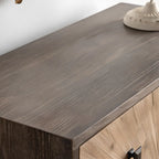 Buffet industriel en bois avec placards pour salon