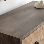 Buffet industriel en bois avec placards pour salon