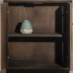 Buffet industriel en bois avec placards pour salon