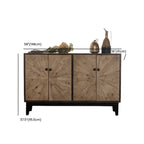 Buffet industriel en bois avec placards pour salon