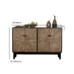 Buffet industriel en bois avec placards pour salon