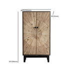 Buffet industriel en bois avec placards pour salon