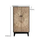 Buffet industriel en bois avec placards pour salon