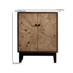 Buffet industriel en bois avec placards pour salon