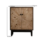Buffet industriel en bois avec placards pour salon