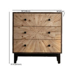 Buffet industriel en bois avec placards pour salon