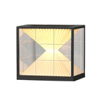 Lampe de table LED cubique décorative moderne pour l'extérieur