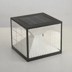 Lampe de table LED cubique décorative moderne pour l'extérieur