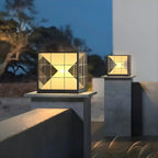 Lampe de table LED cubique décorative moderne pour l'extérieur