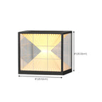 Lampe de table LED cubique décorative moderne pour l'extérieur
