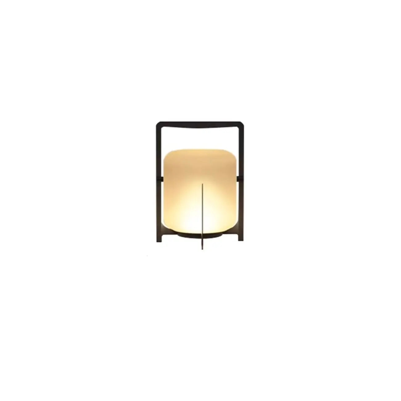 Lampe de table d'extérieur cylindrique moderne à LED