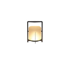 Lampe de table d'extérieur cylindrique moderne à LED