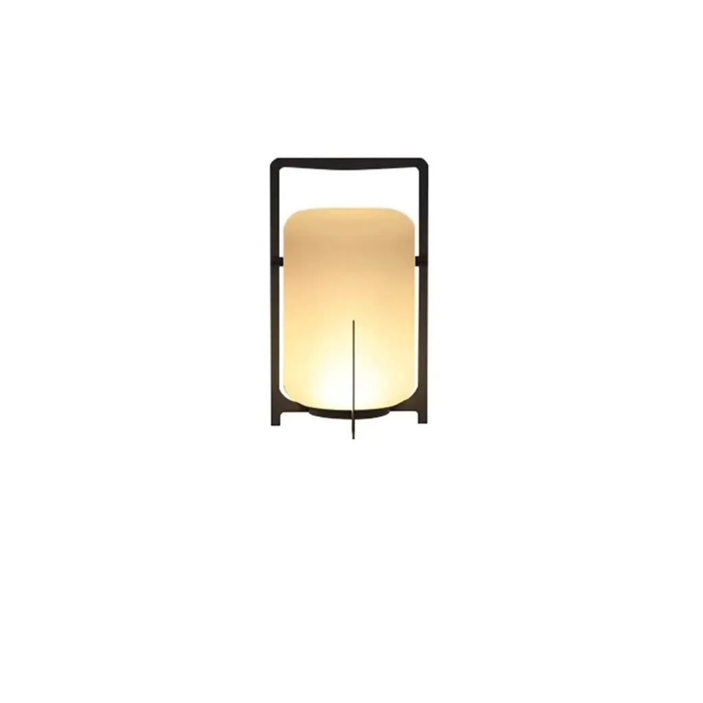 Lampe de table d'extérieur cylindrique moderne à LED