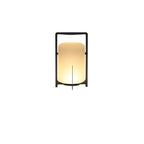 Lampe de table d'extérieur cylindrique moderne à LED