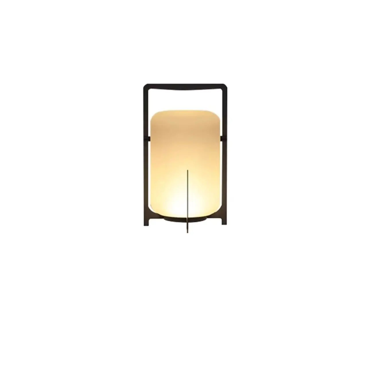 Lampe de table d'extérieur cylindrique moderne à LED
