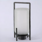 Lampe de table d'extérieur cylindrique moderne à LED