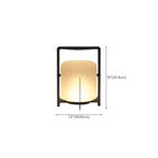 Lampe de table d'extérieur cylindrique moderne à LED