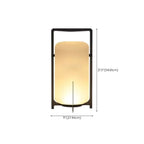 Lampe de table d'extérieur cylindrique moderne à LED
