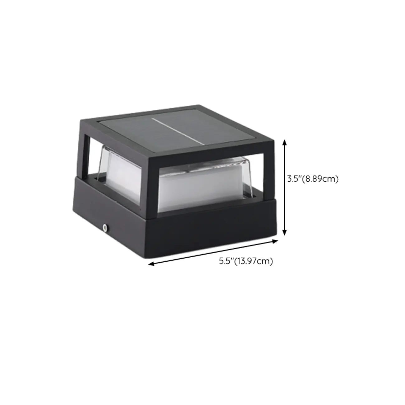 Lampe de table d'extérieur LED moderne au design minimaliste