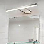 Applique murale moderne noire à LED pour salle de bain avec LED intégrée