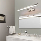 Applique murale moderne noire à LED pour salle de bain avec LED intégrée