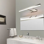 Applique murale moderne noire à LED pour salle de bain avec LED intégrée