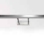 Applique murale moderne noire à LED pour salle de bain avec LED intégrée
