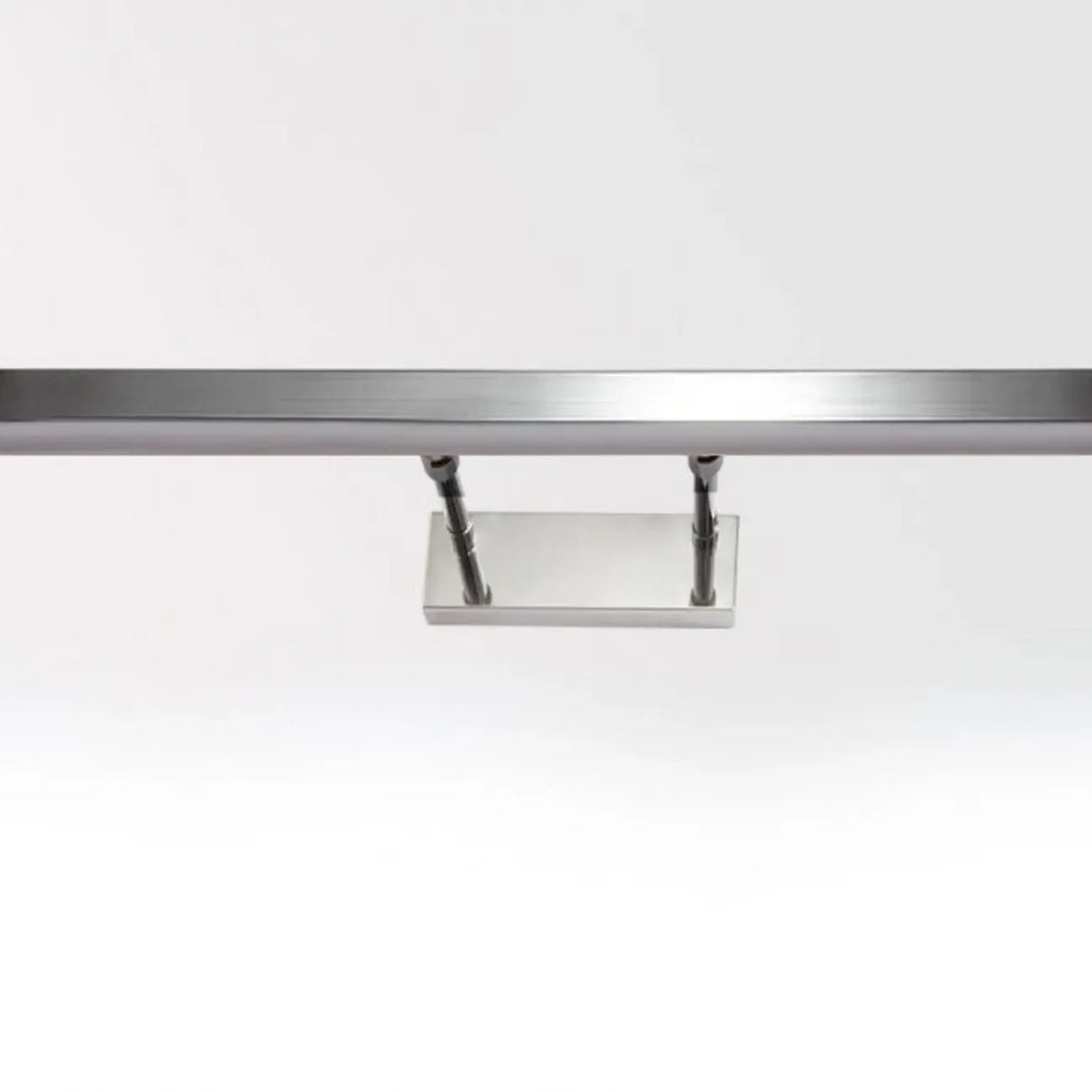 Applique murale moderne noire à LED pour salle de bain avec LED intégrée