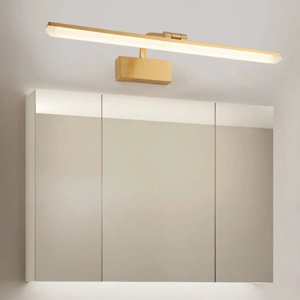 Barre lumineuse LED moderne pour salle de bain avec design linéaire