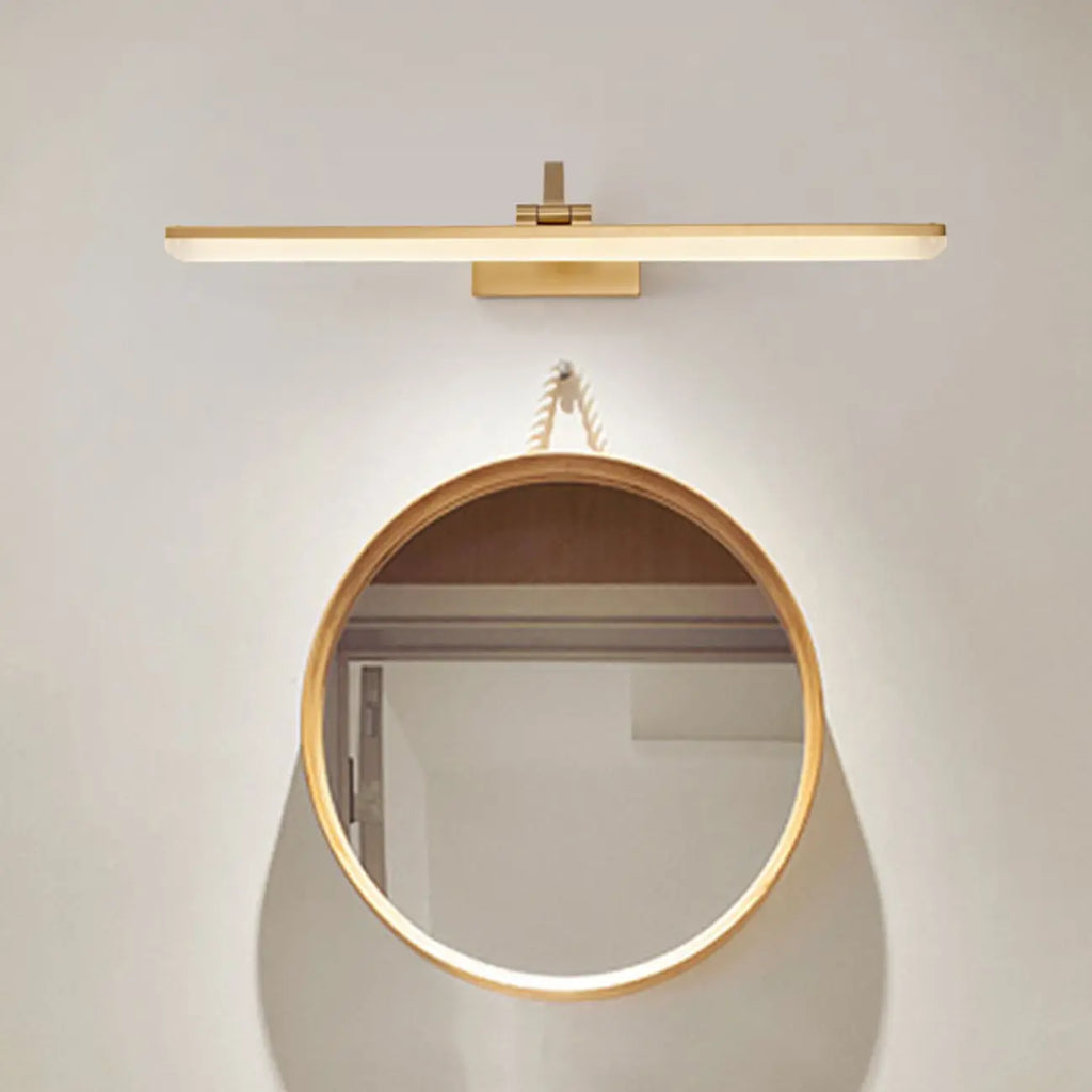 Barre lumineuse LED moderne pour salle de bain avec design linéaire