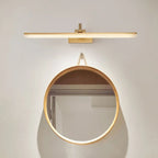 Barre lumineuse LED moderne pour salle de bain avec design linéaire