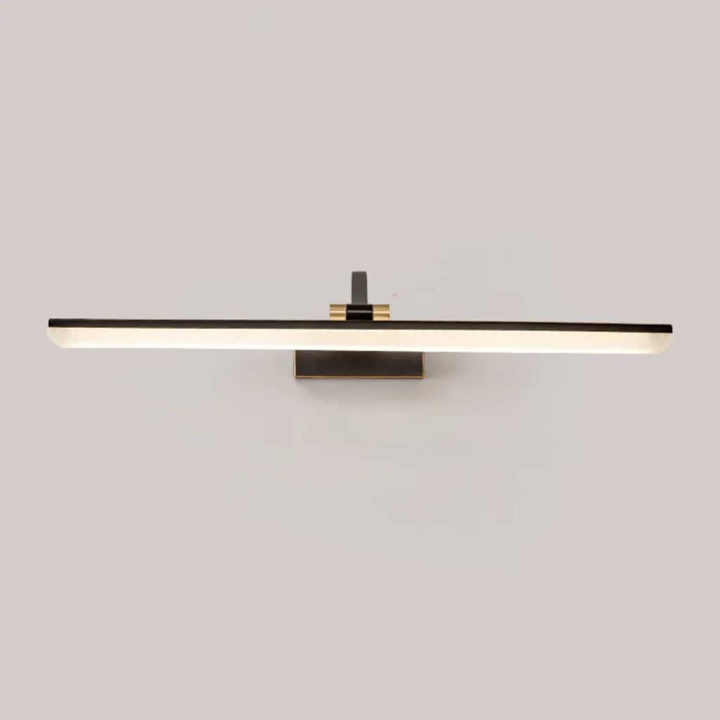 Barre lumineuse LED moderne pour salle de bain avec design linéaire