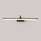 Barre lumineuse LED moderne pour salle de bain avec design linéaire