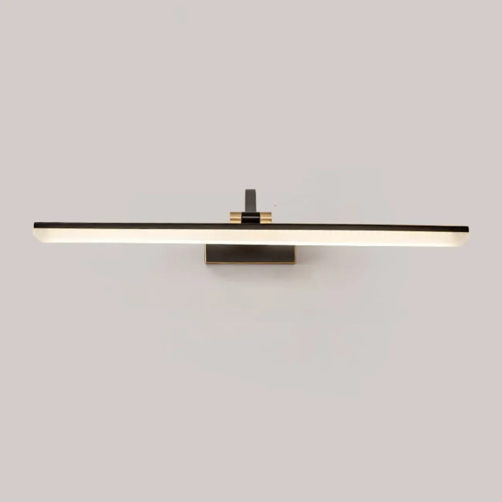 Barre lumineuse LED moderne pour salle de bain avec design linéaire