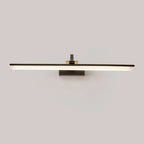 Barre lumineuse LED moderne pour salle de bain avec design linéaire